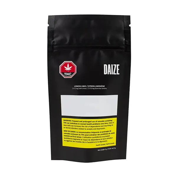 Image for Lemon Limo THC Soft Chews, cannabis all products by Daize