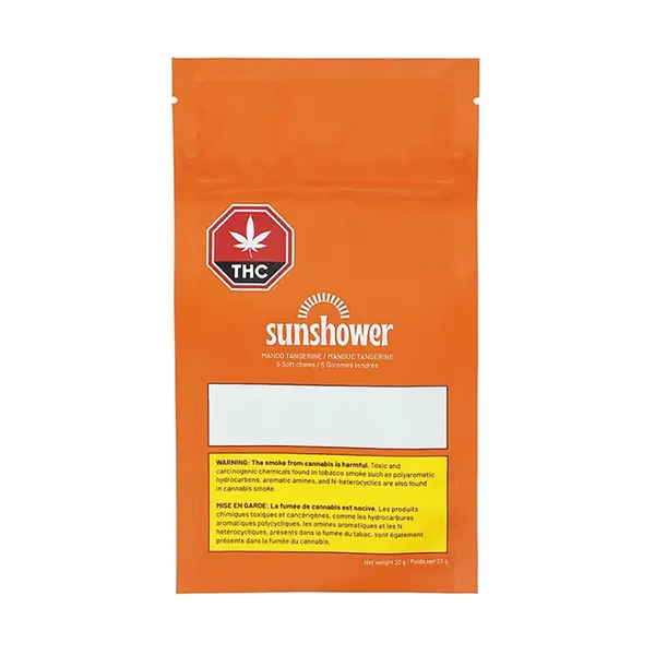 Image for Mango Tangerine Soft Chews, cannabis soft chews, candy by Sunshower