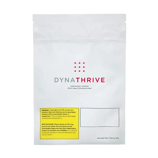Image for Pomegranate CBD Soft Chews (30-Pieces), cannabis all categories by DynaThrive
