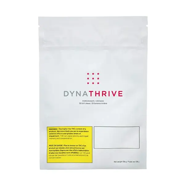 Image for Pomegranate CBD Soft Chews 30-Pieces, cannabis all products by DynaThrive