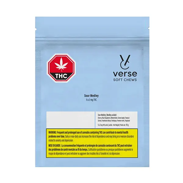 Image for Sour Medley Soft Chews, cannabis all products by Verse Cannabis