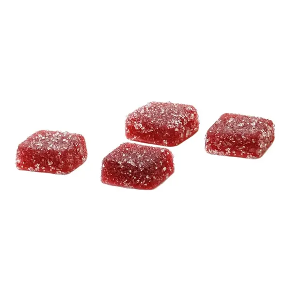 Image for Sour Raspberry 1:1 Soft Chews, cannabis soft chews, candy by Pure Sunfarms