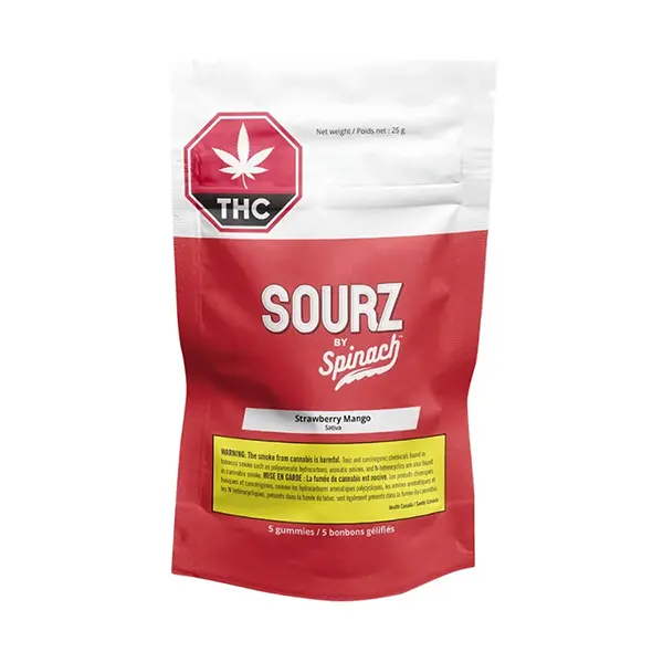 SOURZ by Spinach - Strawberry Mango Sativa Soft Chews (Gummies) by SOURZ by Spinach