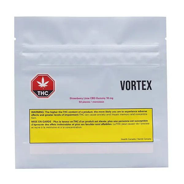 Image for Strawberry Lime CBD Soft Chews, cannabis soft chews, candy by Vortex