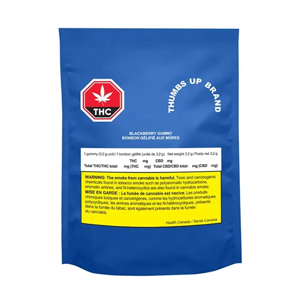 Image for THC Blackberry Soft Chew, cannabis all categories by Thumbs Up