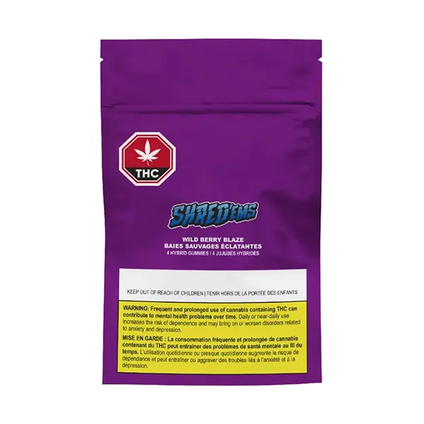 Image for Wild Berry Blaze Soft Chews, cannabis all edibles by Shred