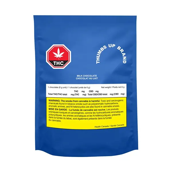 Image for THC Milk Chocolate, cannabis all products by Thumbs Up