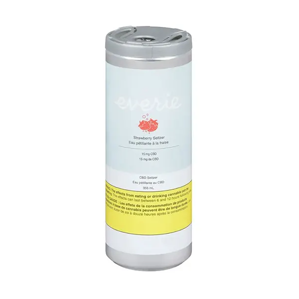 Image for Strawberry CBD Seltzer Water, cannabis all products by Everie