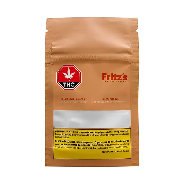 Image for It Takes Two to Mango Hash Rosin Soft Chews, cannabis all products by Fritz's Cannabis Co