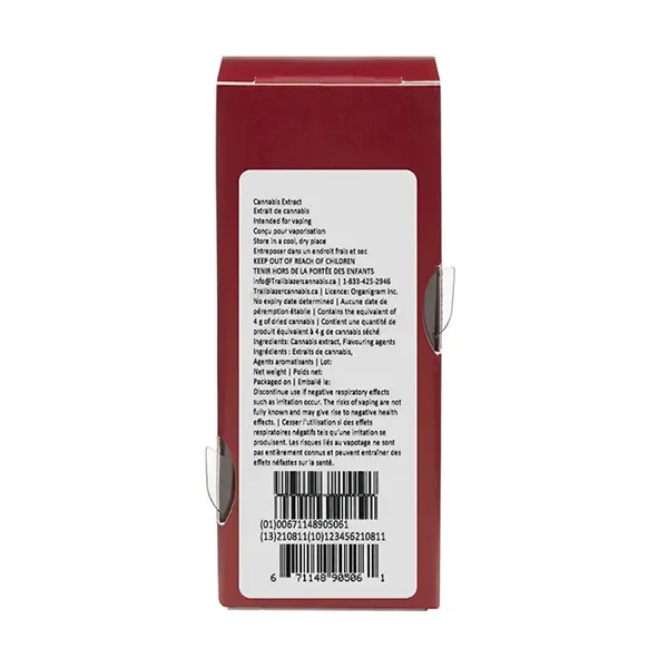 Image for Minty Kushmas 510 Cartridge, cannabis all products by Trailblazer