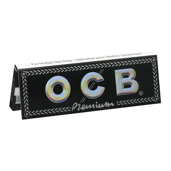 Premium Black Rolling Papers (Papers, Trays, Cones) by OCB