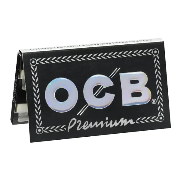 Image for Premium Black Double Rolling Papers, cannabis papers, trays, cones by OCB