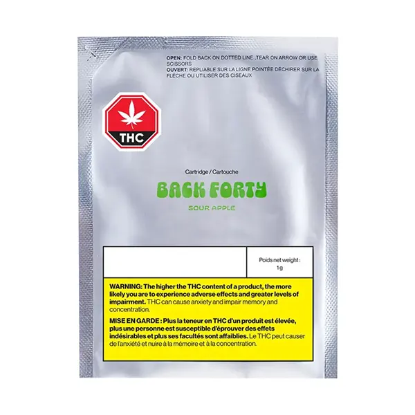 Sour Apple 510 Cartridge (510 Cartridges) by Back Forty