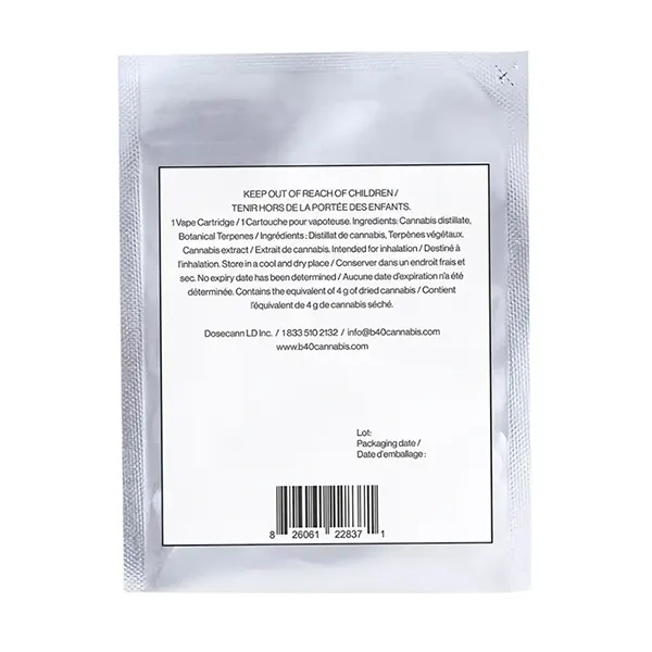 Image for Sour Apple 510 Cartridge, cannabis all products by Back Forty