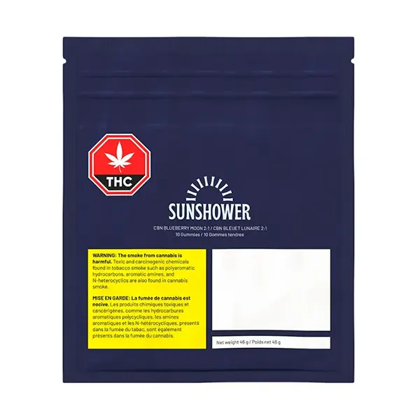 CBN Blueberry Moon 2:1 Soft Chews (Gummies) by Sunshower