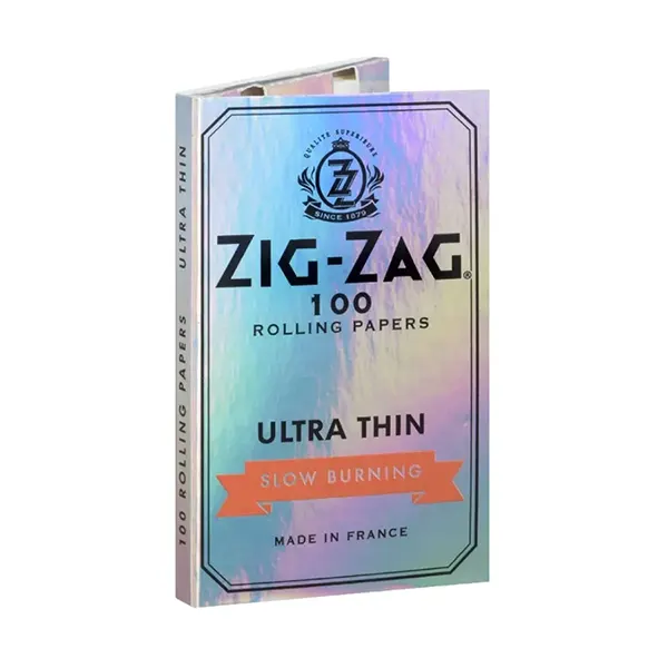 Slow Burning Ultra Thin Rolling Papers (Rolling Papers, Cones) by Zig Zag