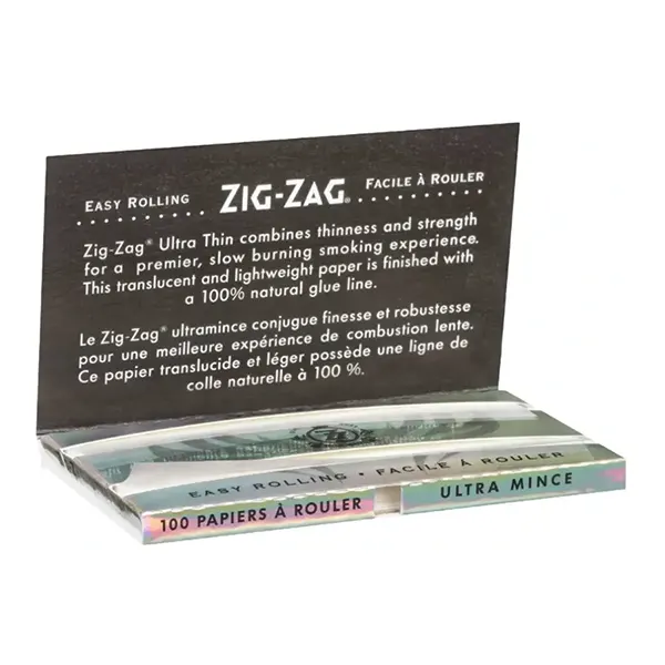 Slow Burning Ultra Thin Rolling Papers (Papers, Trays, Cones) by Zig-Zag