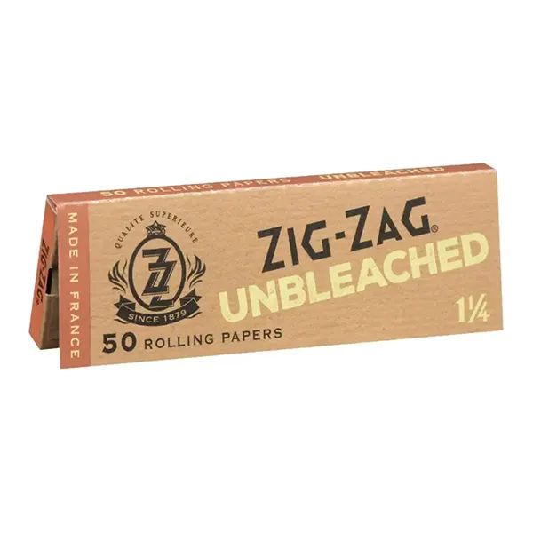 Image for Unbleached 1-1/4" Rolling Papers, cannabis papers, trays, cones by Zig-Zag