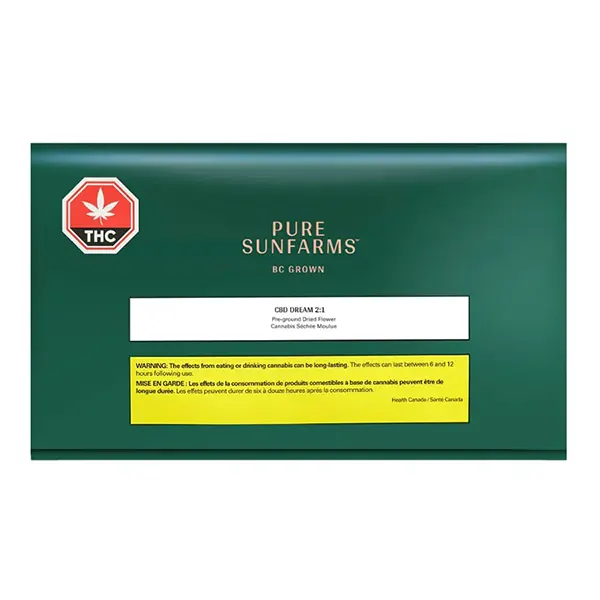 CBD Dream 2:1 (Milled) by Pure Sunfarms