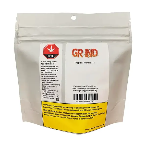 Product image for Tropical Punch 1:1, Cannabis Flower by Grind