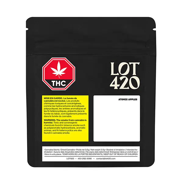 Image for Atomic Apple, cannabis dried flower by Lot420