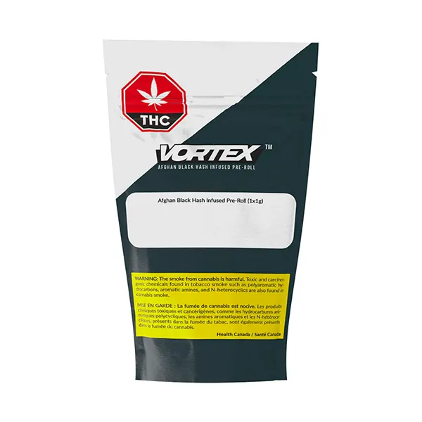 Image for Afghan Black Hash Infused Pre-Roll, cannabis pre-rolls by Vortex