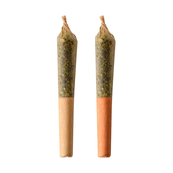 Product image for Apple Bubba x Strawberry Guava Jet Pack Infused Pre-Roll, Cannabis Flower by BZAM