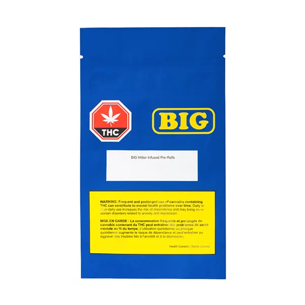 Big Hitter Infused Pre-Rolls (Pre-Rolls) by BIG