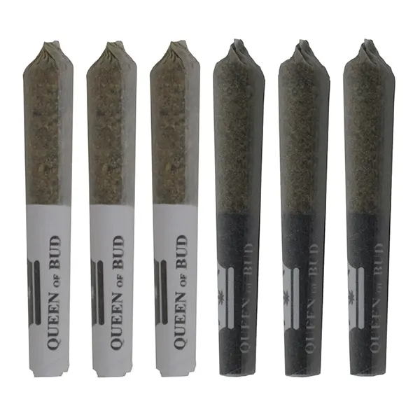Image for Clear Quartz vs Black Obsidian Diamond Infused Pre-Roll, cannabis all categories by Queen of Bud