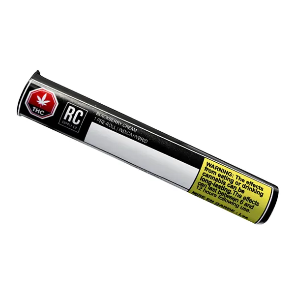 Image for Blackberry Cream Pre-Roll, cannabis pre-rolls by Royal Cannabis Supply Co