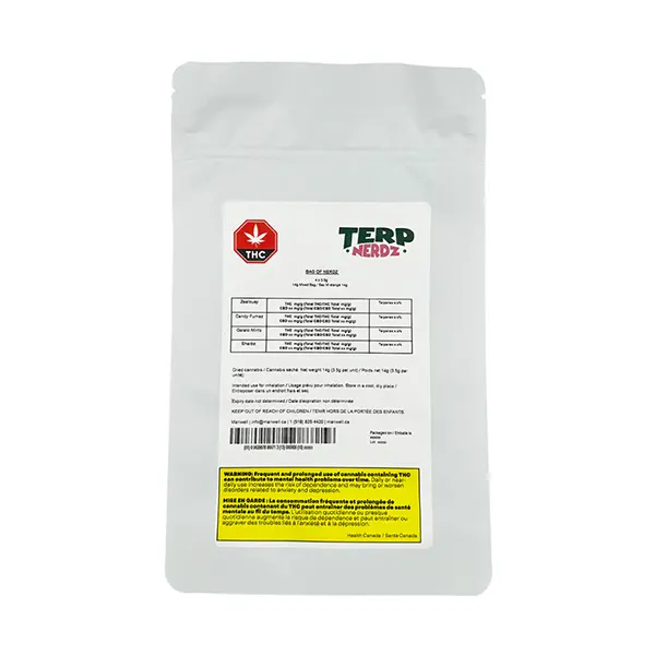 Image for Bag of Nerdz, cannabis dried flower by Terp Nerdz