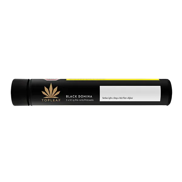 Image for Black Domina Pre-Roll, cannabis all products by Top Leaf