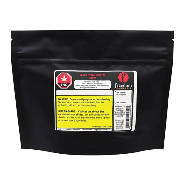 Black Kyber Crystal (Dried Flower) by Freedom Cannabis