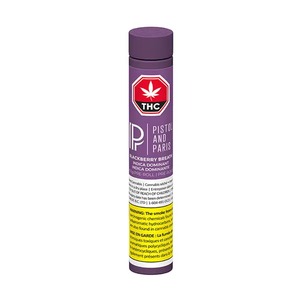 Image for Blackberry Breath Pre-Roll, cannabis all products by Pistol and Paris