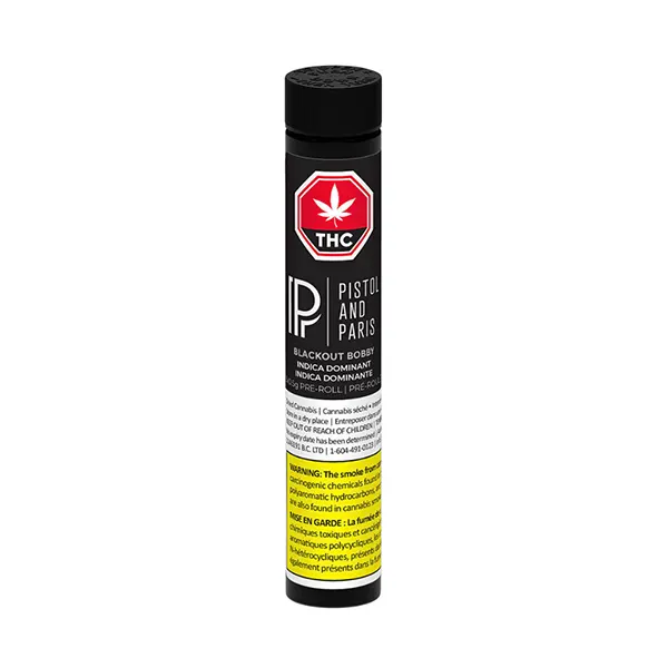 Image for Blackout Bobby Pre-Roll, cannabis all products by Pistol and Paris