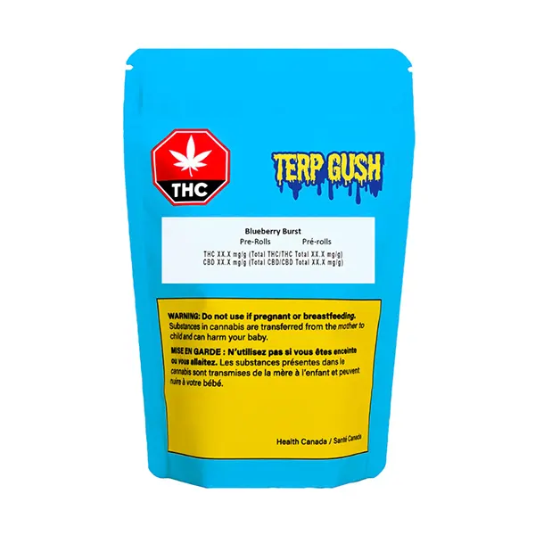 Image for Blueberry Burst Pre-Roll, cannabis all products by Terp Gush