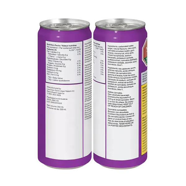 Grape Ginger Lime (Soft Drinks) by Green Monke