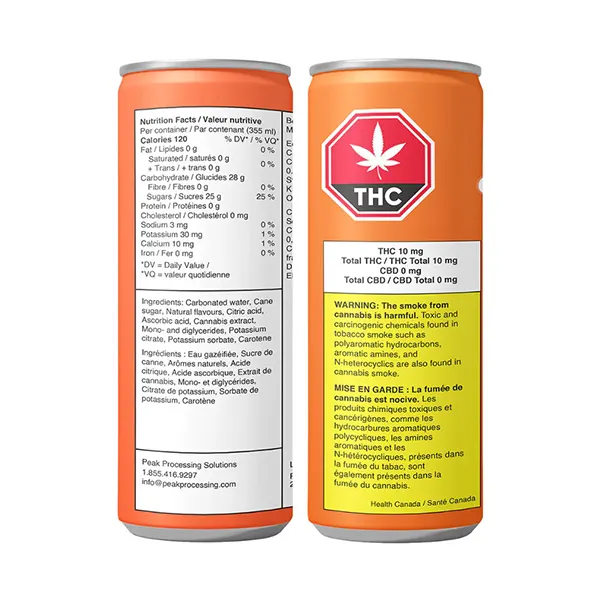 Image for Orange Crusher, cannabis soft drinks by AMBR