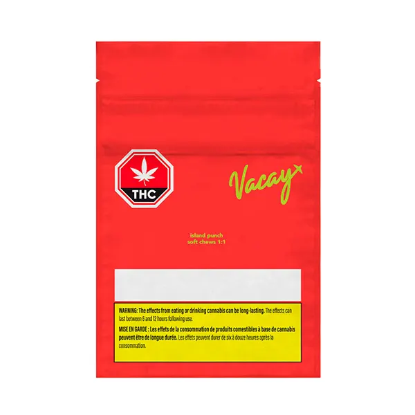 Island Punch Soft Chews 1:1 (Gummies) by Vacay
