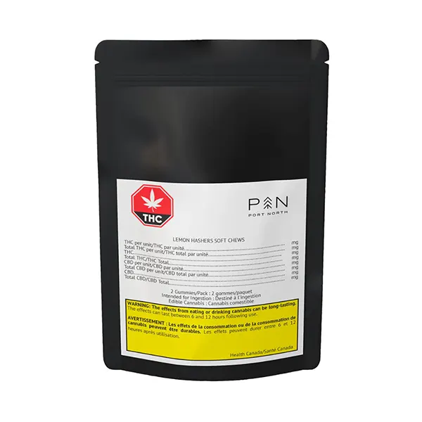 Lemon Hashers Soft Chews (Gummies) by Port North
