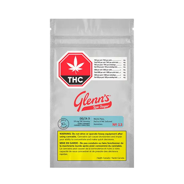 Image for No.13 Lite Distillate Delta 9 XL - Real Fruit Cherry, cannabis gummies by Glenn's