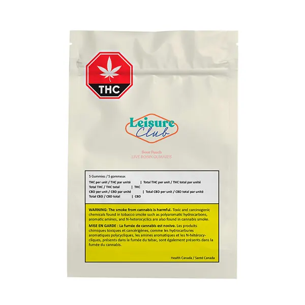 Image for Live Rosin Sour Peach Soft Chews, cannabis popular in all products by Leisure Club