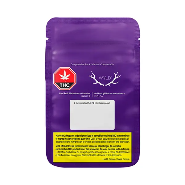Image for Real Fruit Marionberry Gummies, cannabis all products by WYLD