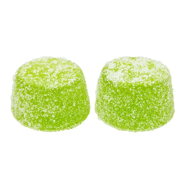 Image for Sour Green Apple Fruit Chew, cannabis gummies by Olli Brands