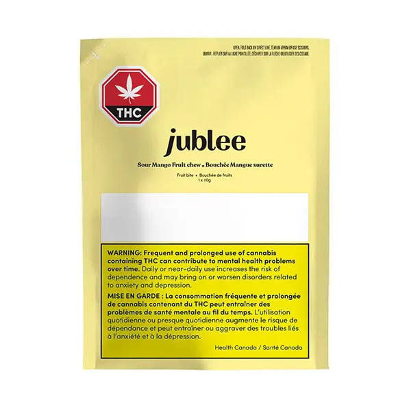 Image for Sour Mango Fruit Chew, cannabis all products by Jublee