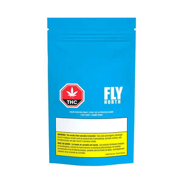 Image for Sour Passion Fruit Soft Chew, cannabis gummies by Fly North