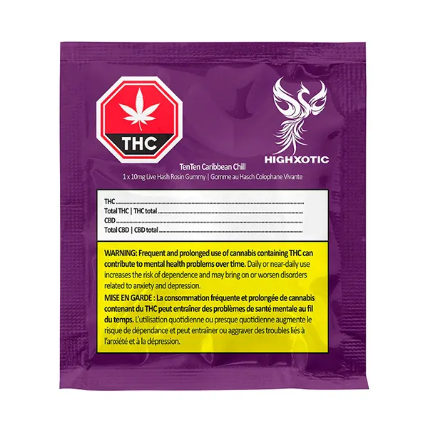 Image for TenTen Caribbean Chill Live Rosin Gummy, cannabis all products by HighXotic