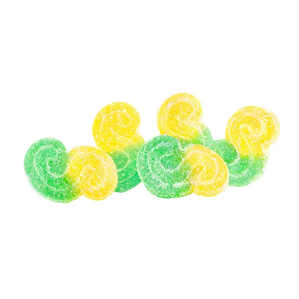Image for THC+CBC Mango Lime Gummies, cannabis all products by Spinach Feelz