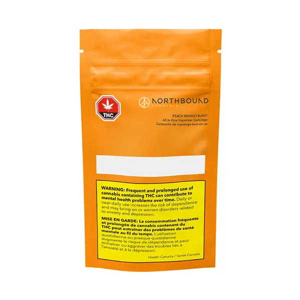 Image for Peach Mango Burst All In One Vape, cannabis all products by Northbound Cannabis