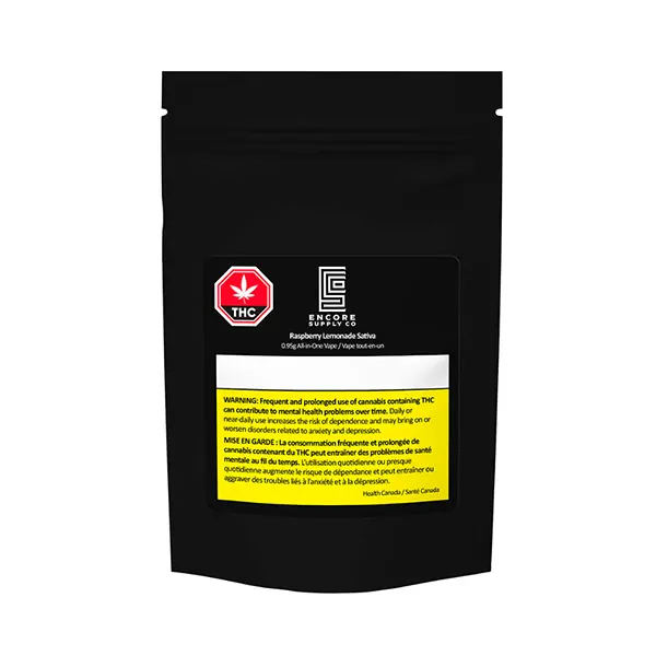 Raspberry Lemonade Sativa All In One (Disposable Vapes) by Encore Supply Co